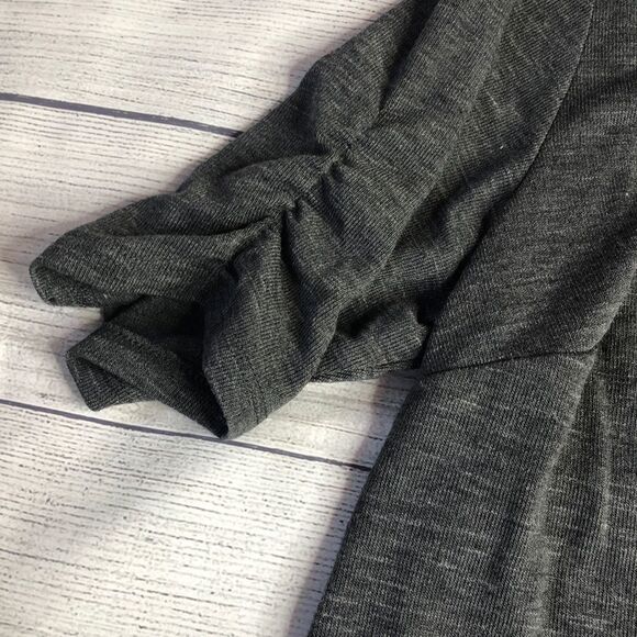 ALYX Gray Short Sleeve Towfer Knit Blouse 1X NWOT - Picture 3 of 7